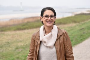 Serpil Midyatli am Strand